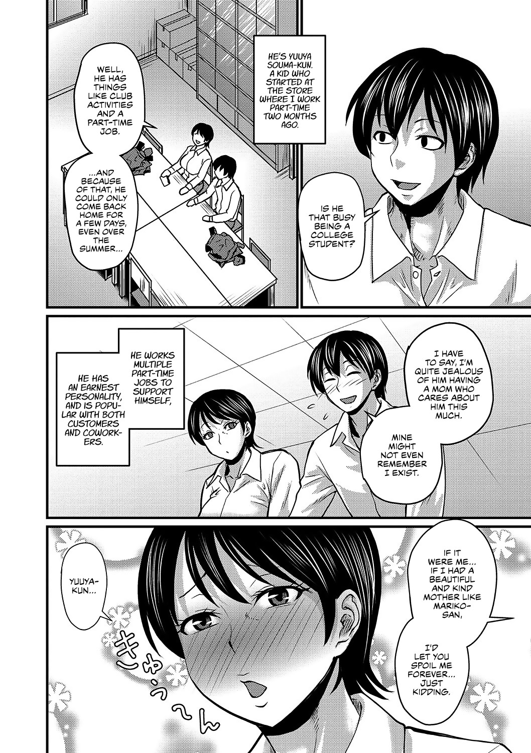 Hentai Manga Comic-A Way to Stop Missing Your Son-Read-4